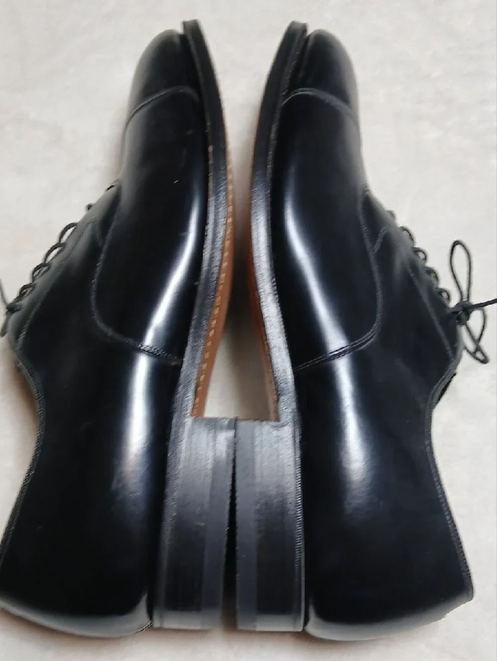 Johnston & Murphy Melton Black Cap-Toe Oxford Lace-Up Size 10.5